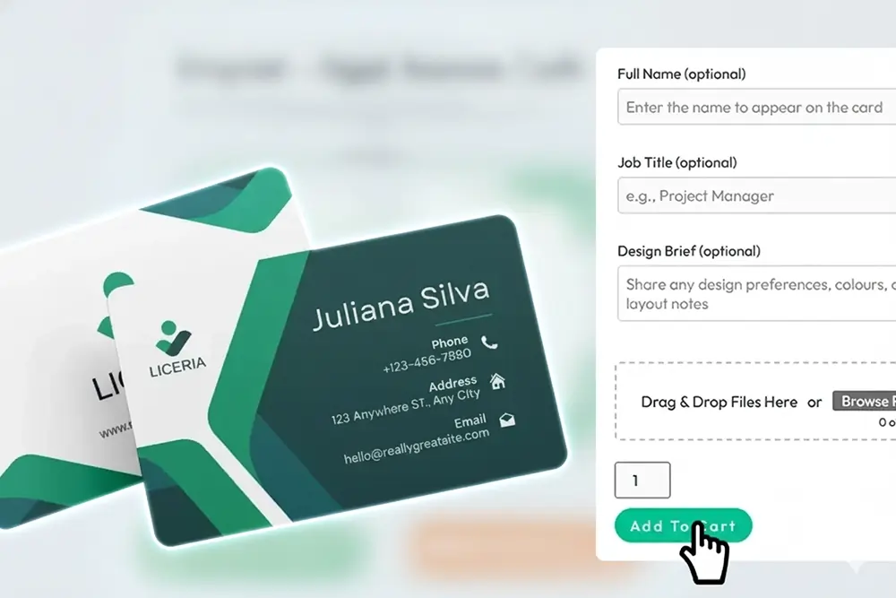 Premium NFC Business Card – Custom Design and Easy Online Ordering