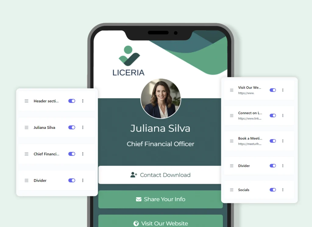 digital business card profile